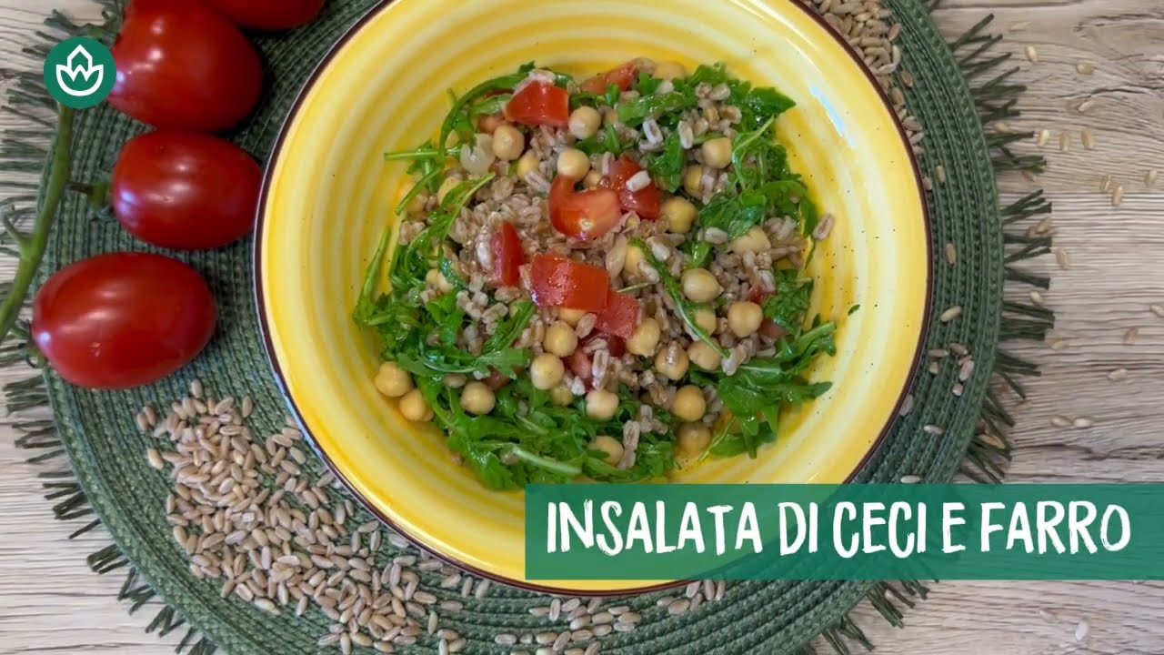 Insalata di ceci e farro - Ricetta Light