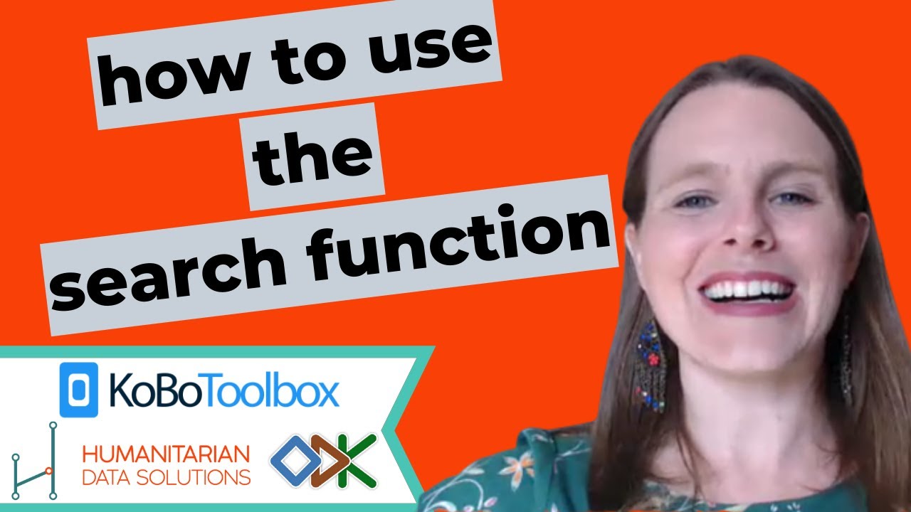 Как использовать функцию поиска в XLSForm, ODK и KoboToolbox — когда у вас есть тысячи вариантов