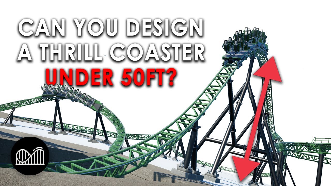 Can you design a thrill coaster under 50ft? - Planet Coaster Challenge