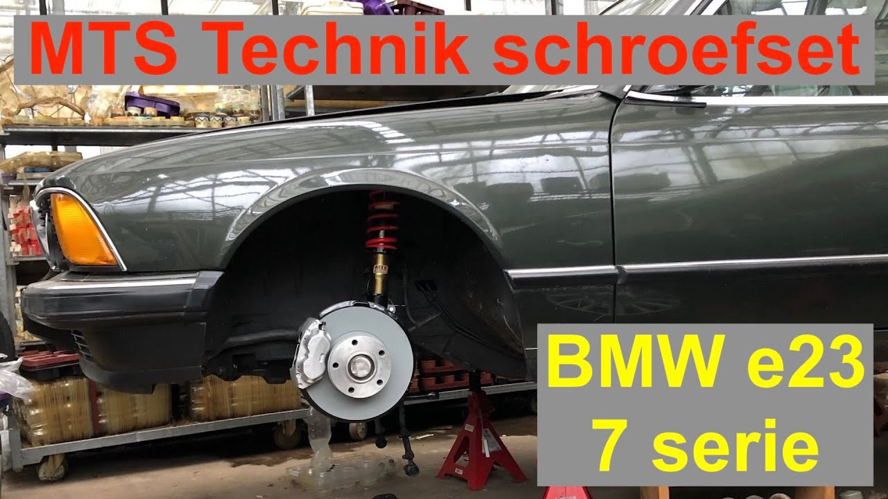 MTS technik SCHROEFSET installeren op mijn BMW e23 7 serie
