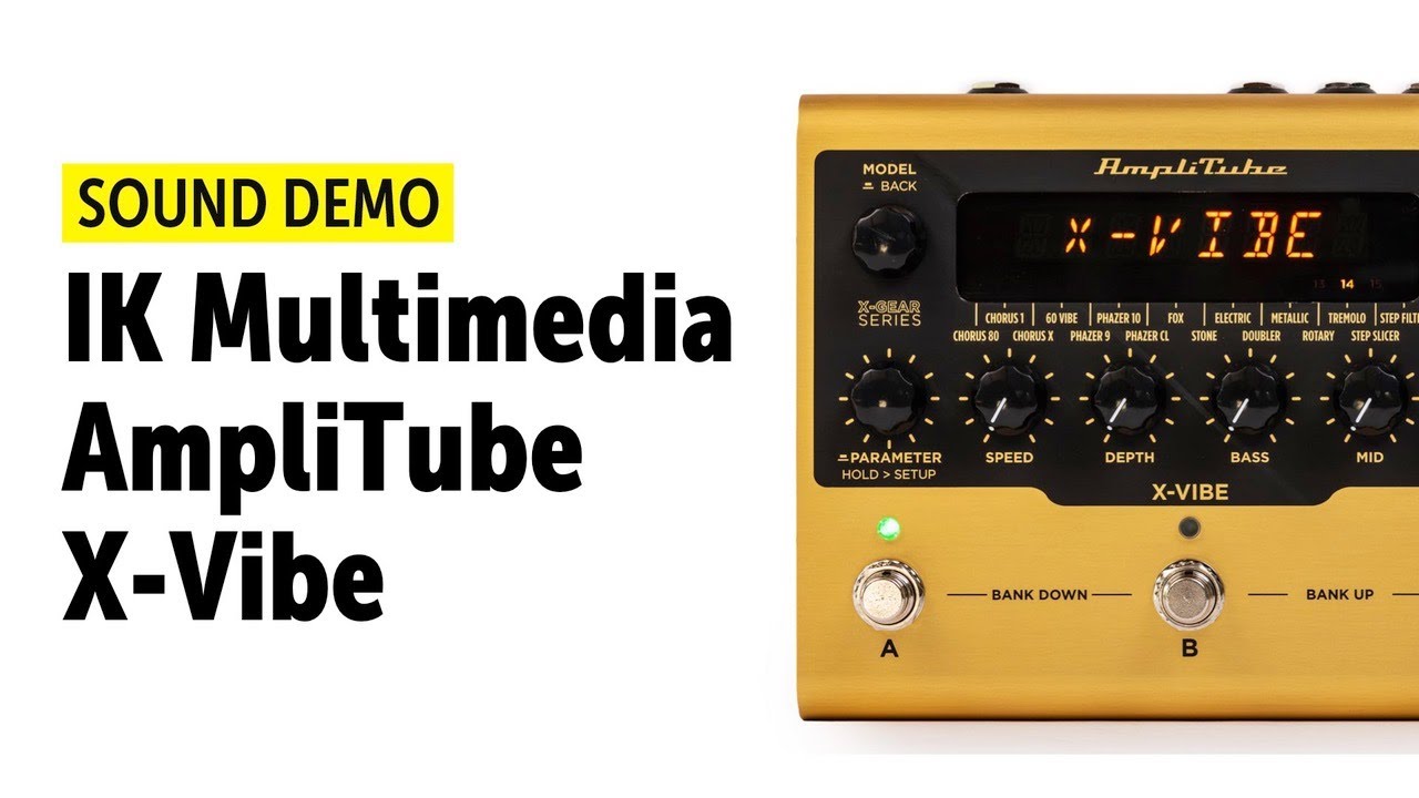 IK Multimedia Amplitube X-Vibe - Sound Demo (no talking)