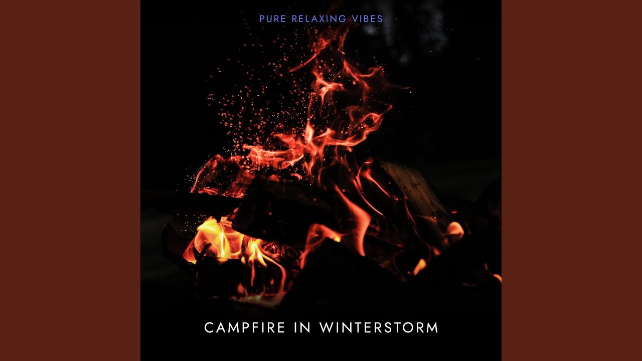 Campfire in Winterstorm