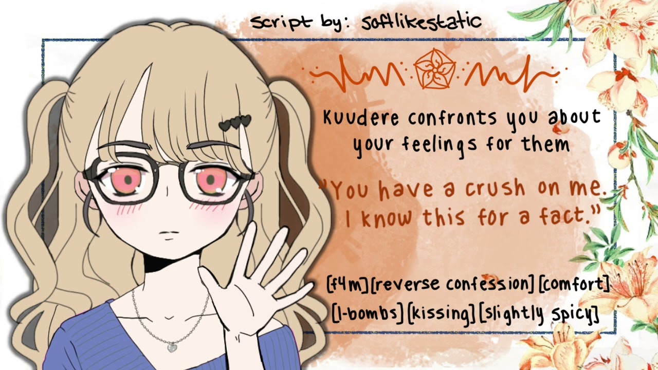 [f4m] Незаметный Куудере спрашивает тебя о твоих чувствах к нему [asmr]