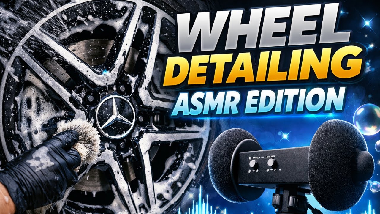 MERCEDES WHEEL CLEANING ( ASMR EDITION )