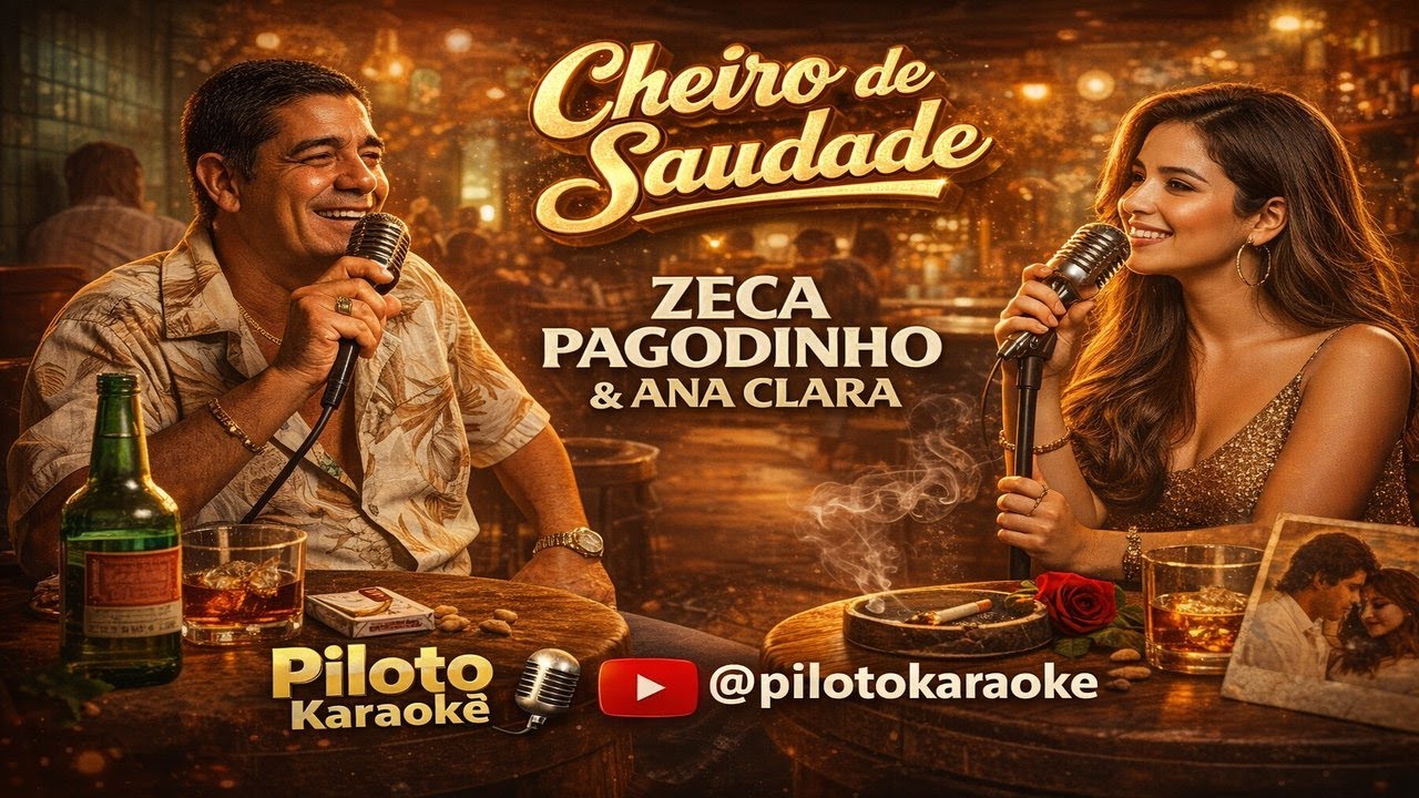Karaokê Cheiro De Saudade (Zeca Pagodinho & Ana Clara)