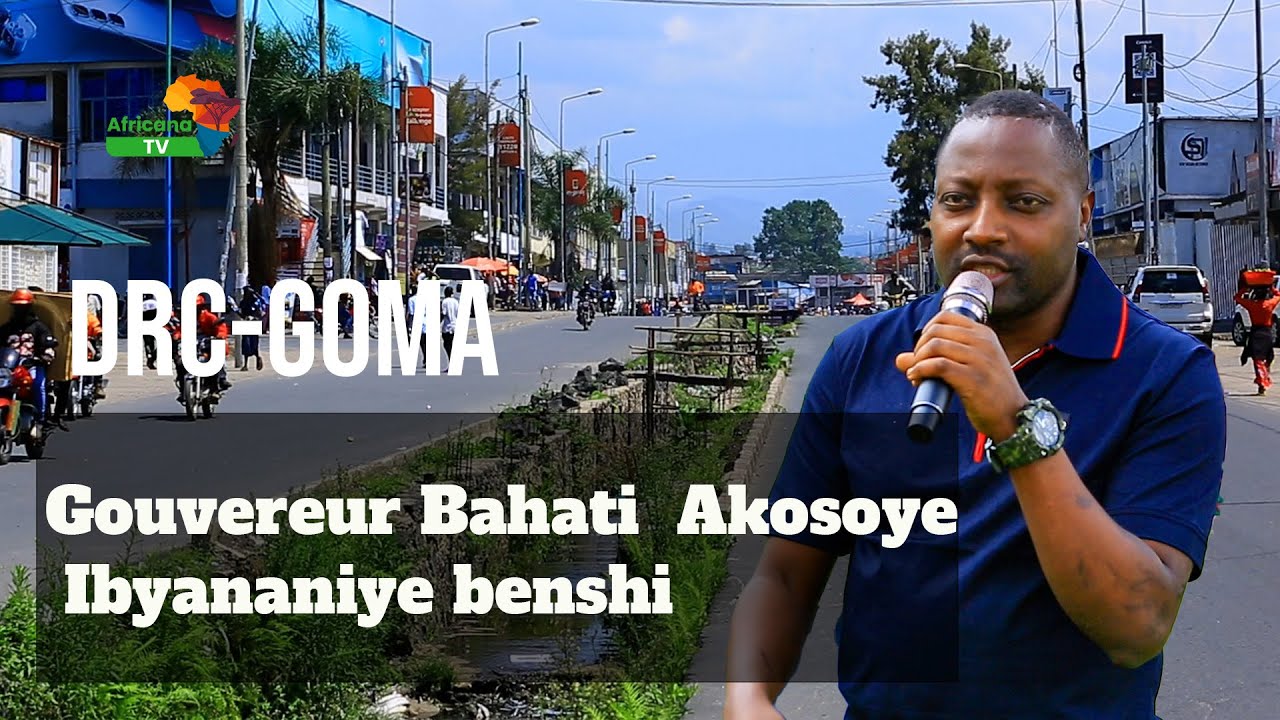 DRC - Goma :  Gouv Bahati  Akijije abatuye Goma Ruhurura yabateje Umwanda Imyaka yose
