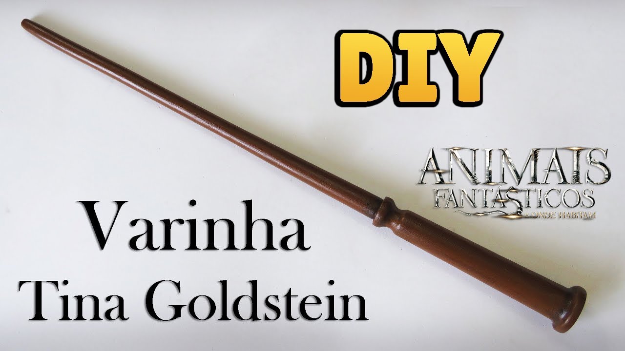 DIY: COMO FAZER VARINHA TINA GOLDSTEIN - Animais Fantásticos e Onde Habitam #diyhp