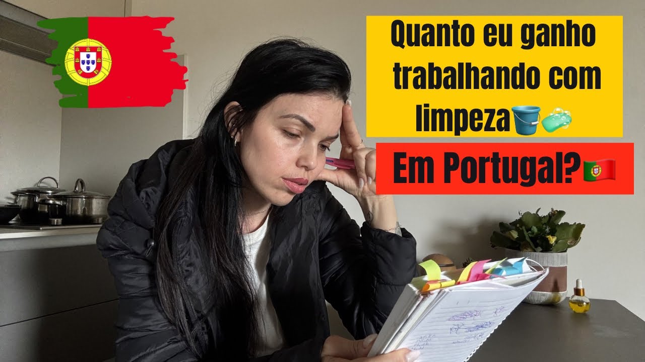 Quanto eu ganho trabalhando com limpeza em Portugal? 🇵🇹 