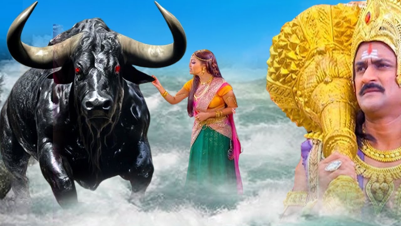 कौन है ये औरत जो यमराज के भैंसे के कान खिंच रही है | Yamraj Comedy @minitv86
