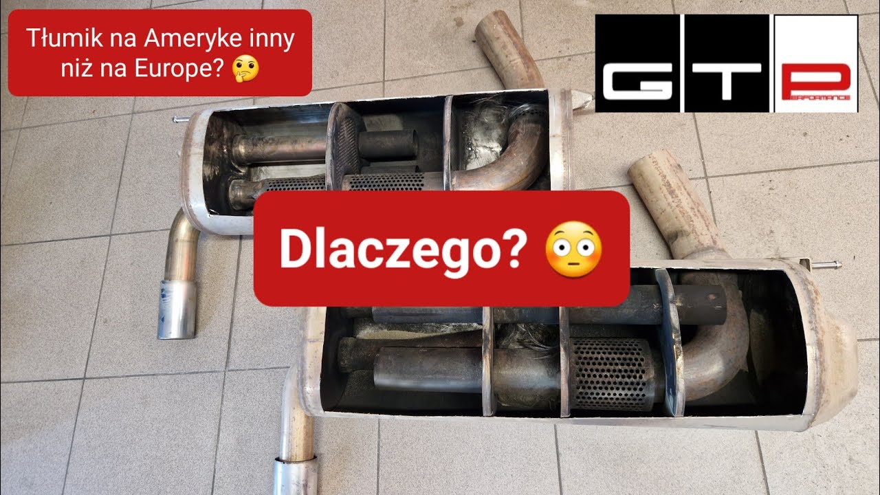 Na rynek Amerykański robią inne tłumiki do tych samych aut? Sprawdz!