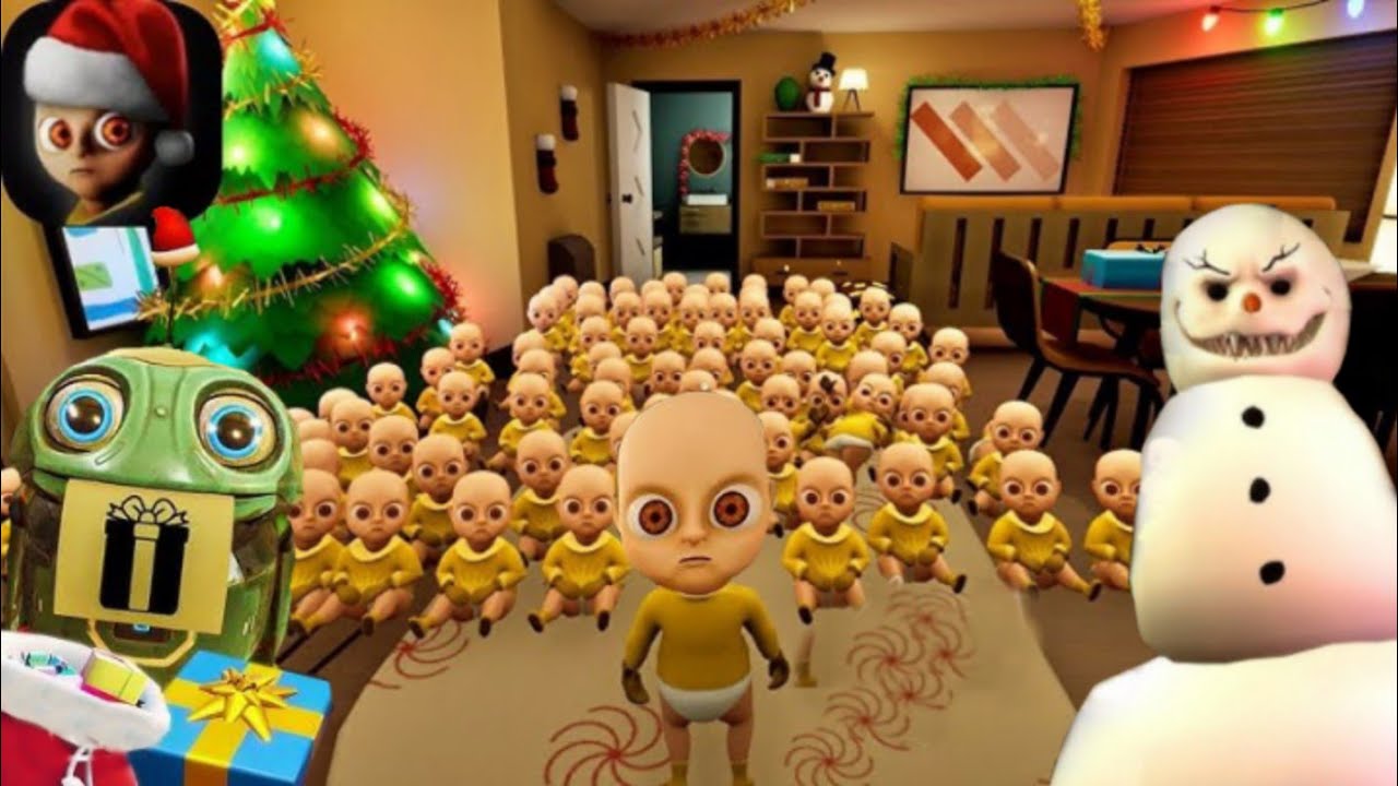 🎄🎁 **Unwrap MYSTERY!** Boss Baby's Creepy Yellow Christmas Update - The Mind-Blowing Holiday Prank!🎉