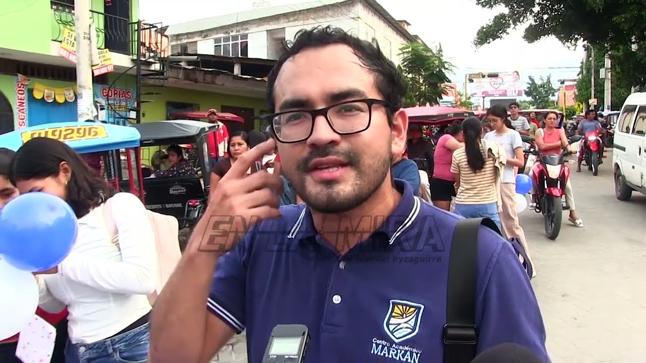 MARKAN VIENE A PARTICIPAR DEL EXÁMEN DE ADMISIÓN DE LA UNSM