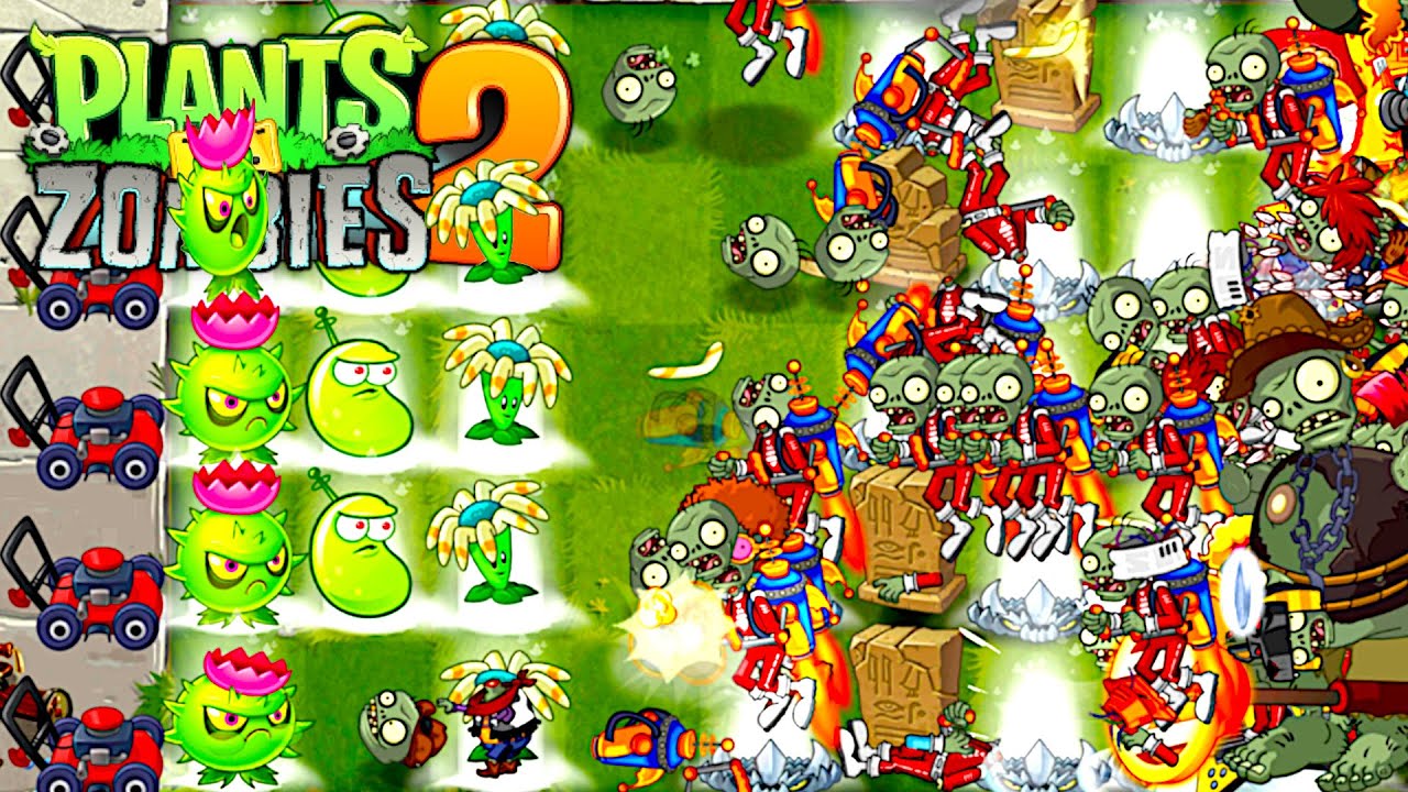 ZOMBİ ZIPLATAN FASULYELER - Plants Vs Zombies 2 TÜRKÇE - BÖLÜM 6