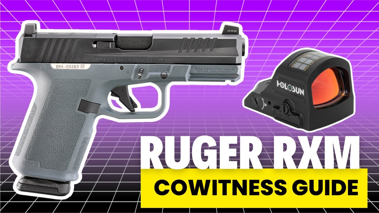 Руководство для со-свидетелей Ruger RXM Holosun Red Dot