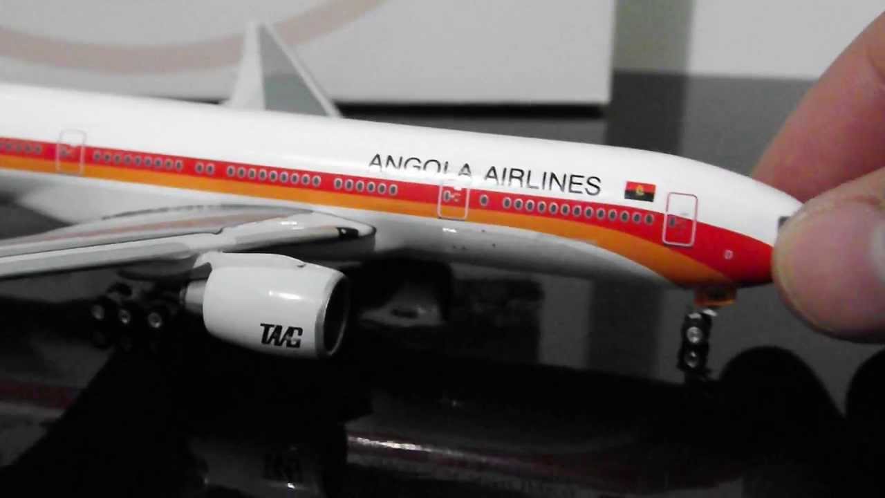 Phoenix Models 1:400 - TAAG Angola Airlines 777-200/ER D2-TED