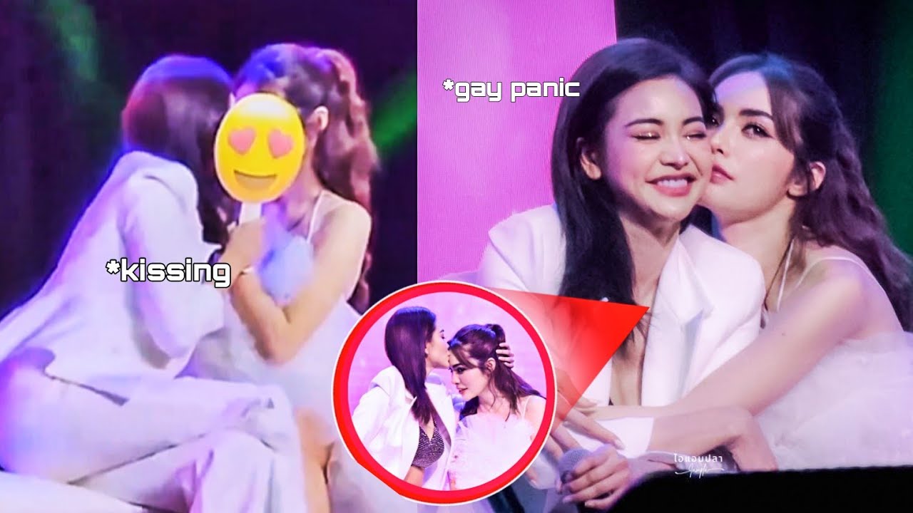 (EngLot) Engfa kissed Charlotte infront of fans during Fanmeet in Manila 🤭