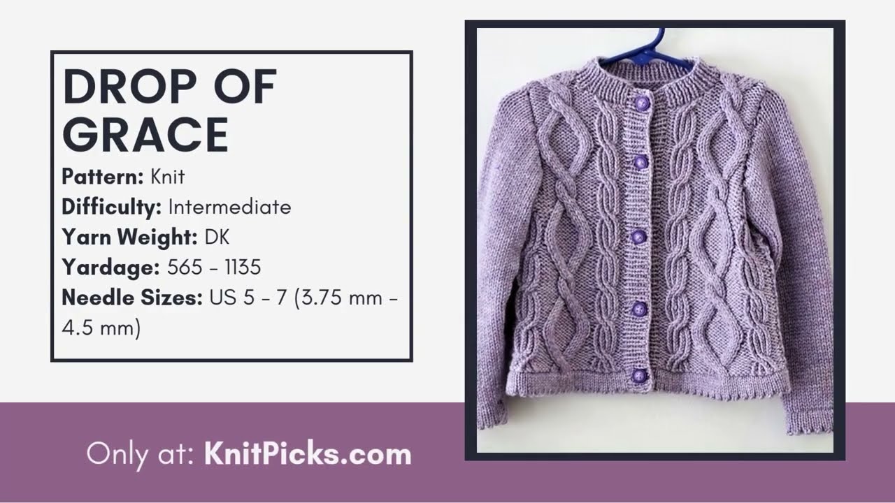 Drop Of Grace Knitting Pattern