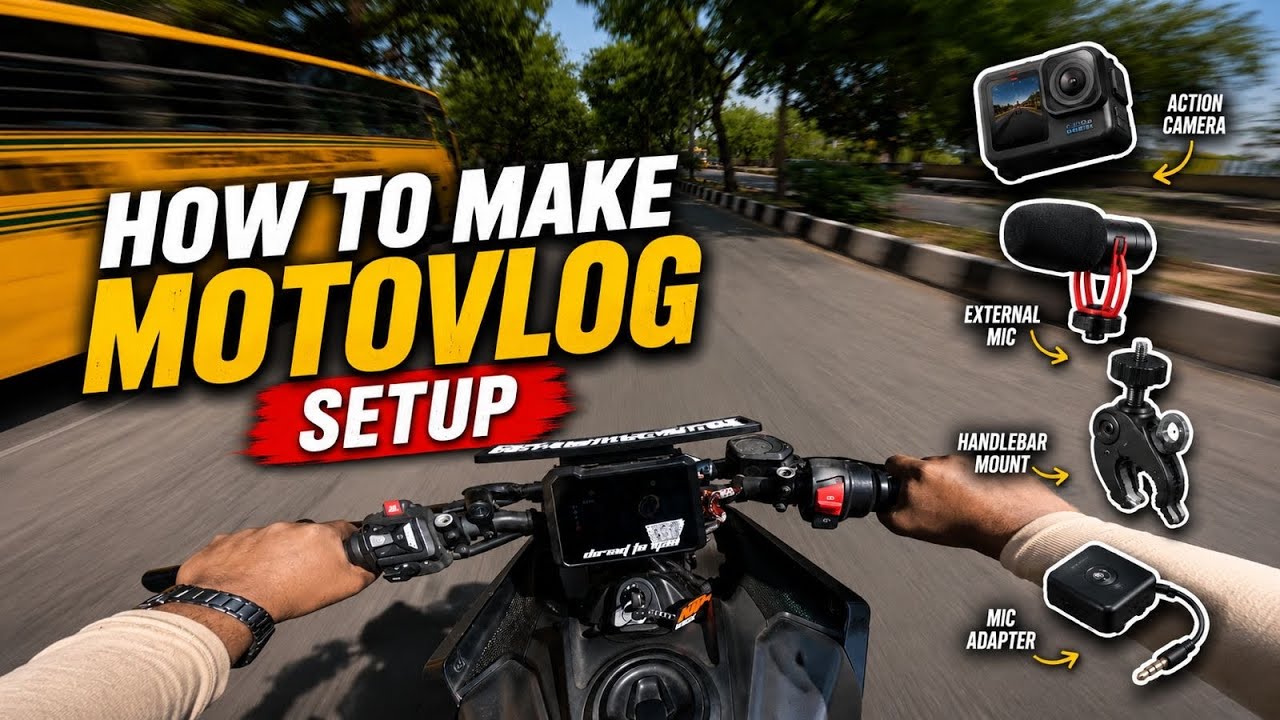 How To Start Motovlogging? Complete Beginner Setup Guide 🔥