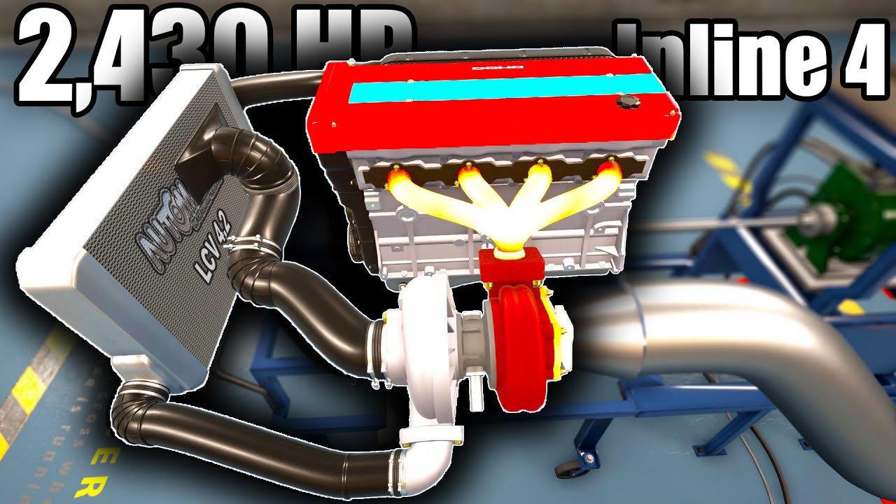 The Most Powerful Inline 4 Engine Ever! (LCV 4.2) | Automation The Car Company Tycoon Game
