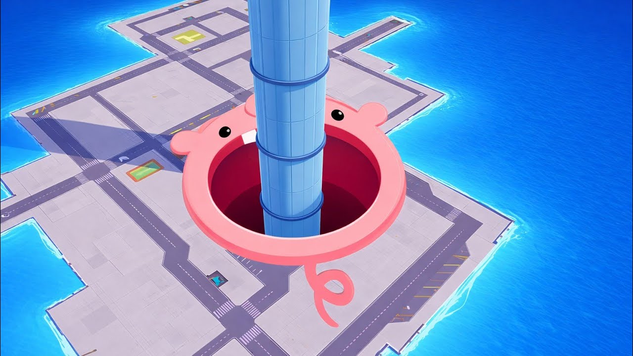 Hole.io - Big Hole City Gameplay Walktrough Android iOS #15 
