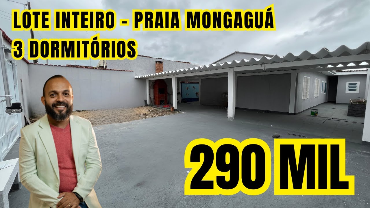 🌅 Essa Casa Isolada em Mongagu&aacute; Vai te Surpreender! 3 Dormit&oacute;rios e Terreno Amplo!