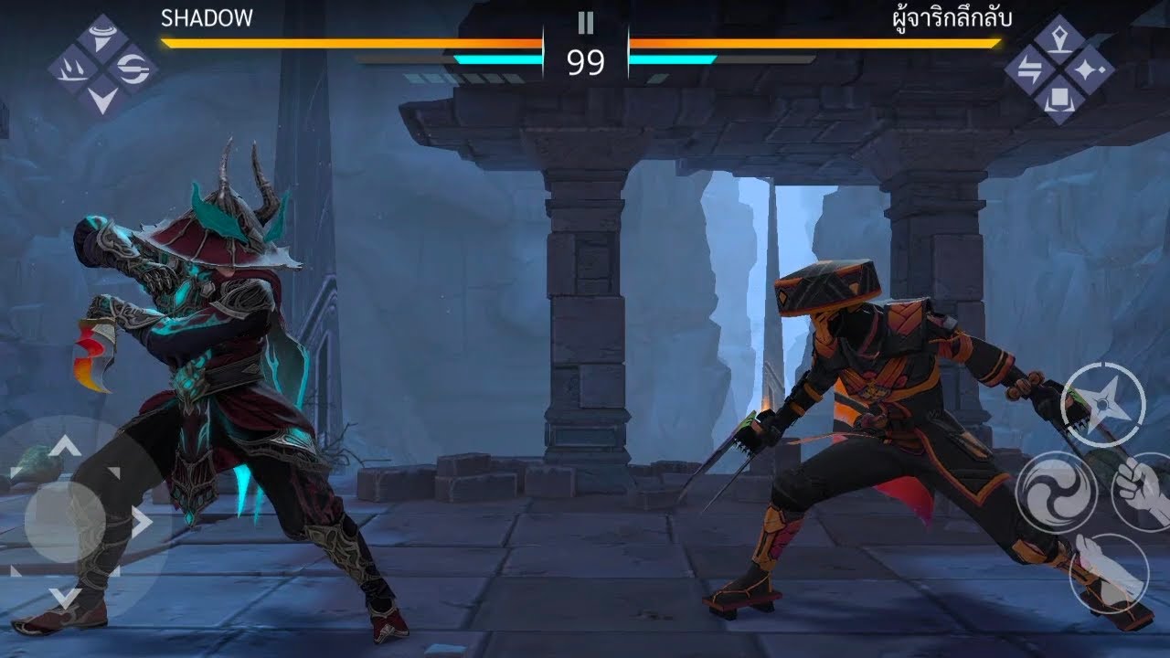 [Shadow fight 3] Knife vs 6 Legendary sets Master 1 (Full fight)