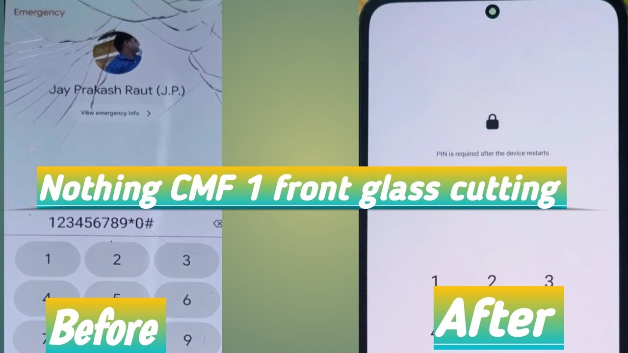 NOTHING CMF 1 FRONT GLASS REPLACEMENT.