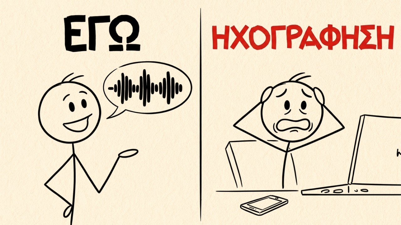 Γιατί η φωνή σου ακούγεται ΑΛΛΙΩΣ σε ηχογράφηση;