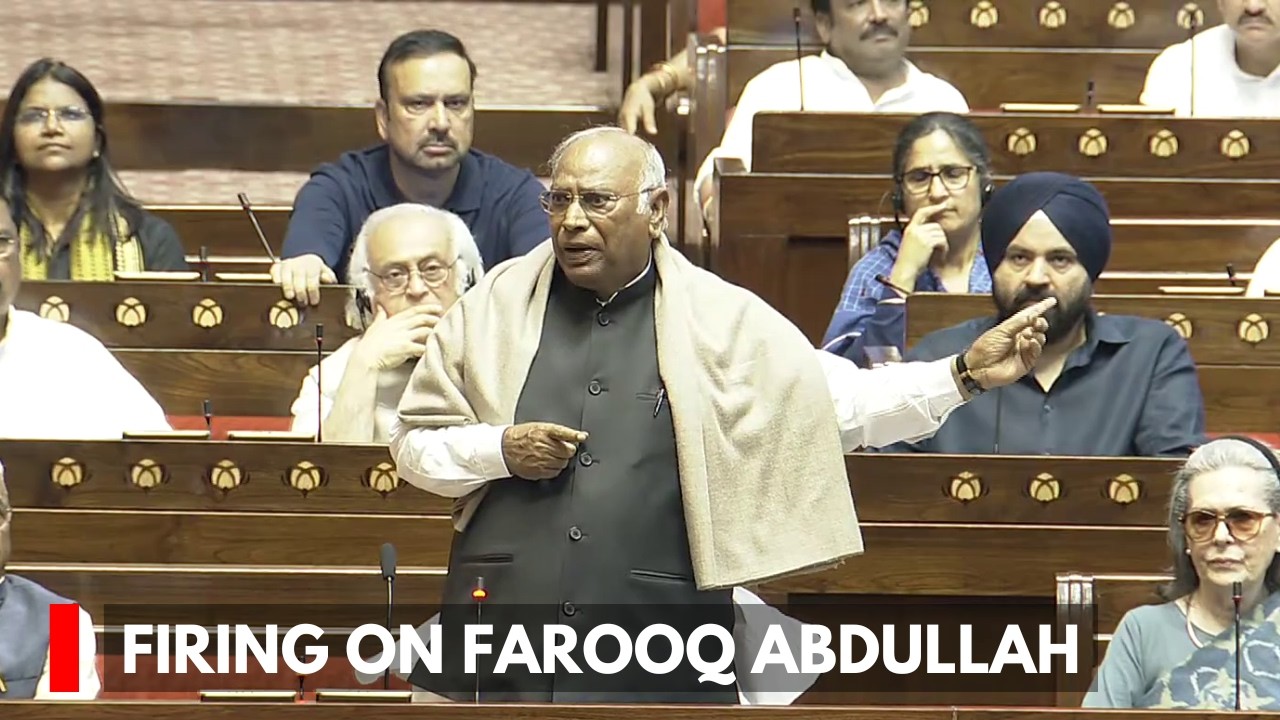 Mallikarjun Kharge Condemns Attack On Farooq Abdullah