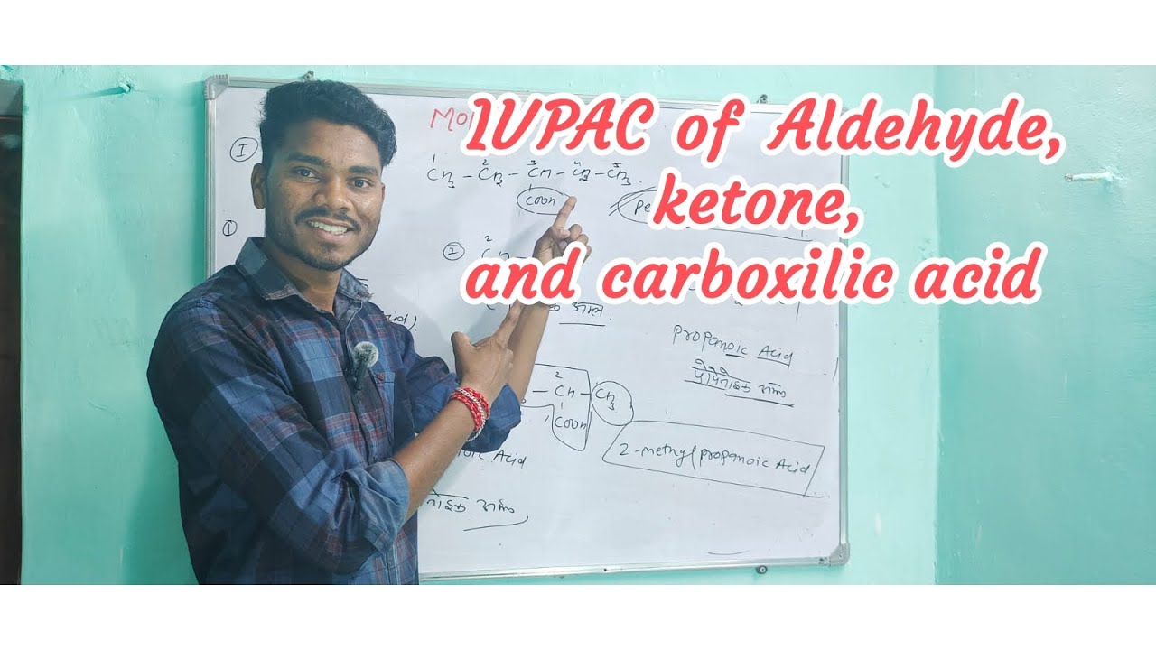 IUPAC Nomenclature of aldehyde, ketone and carboxilic acid 
