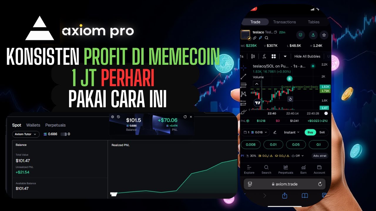 Cara Gua CUAN 1 JUTA/HARI Dari MEMECOIN‼️, Cuma Pakai Cara Ini Bisa Konsisten Cuan Tiap Hari!