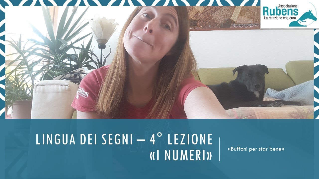 Lingua dei segni (LIS) - 4° lezione 