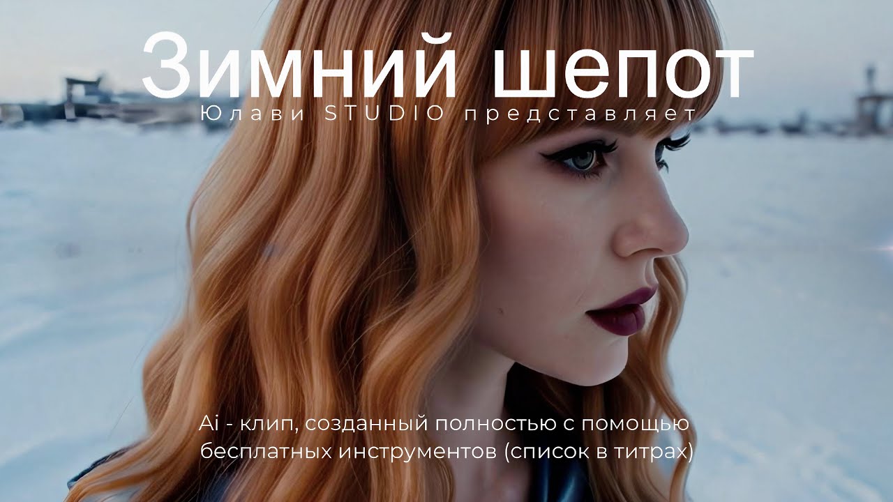 ❄️ Зимний Шёпот - Юлави | AI клип созданный БЕСПЛАТНО 🎵 (инструменты внутри)