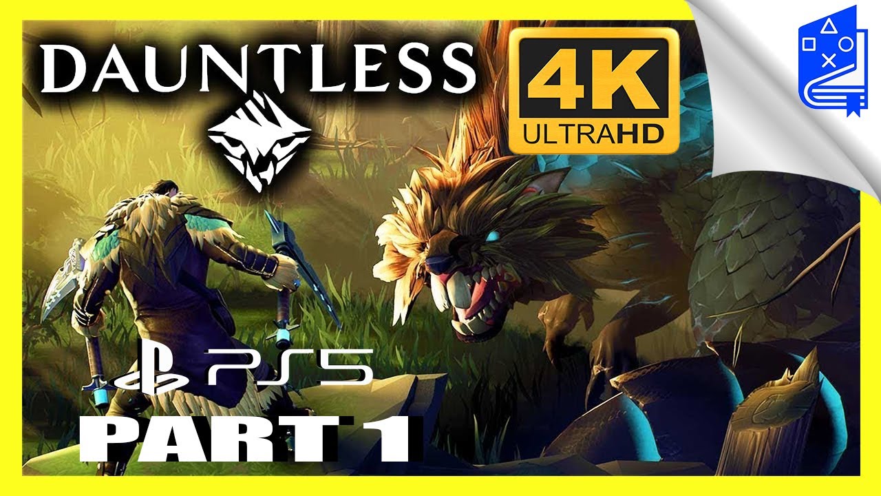 Dauntless PS5 Gameplay Part 1 (No Commentary 4K 60FPS)