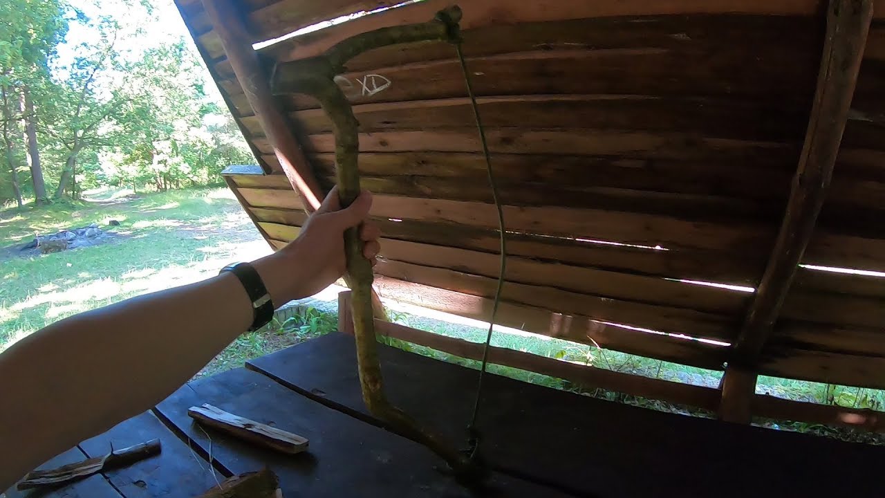 UCZĘ SIĘ ROZPALAĆ ŁUKIEM OGNIOWYM [VLOG #14] BUSHCRAFT