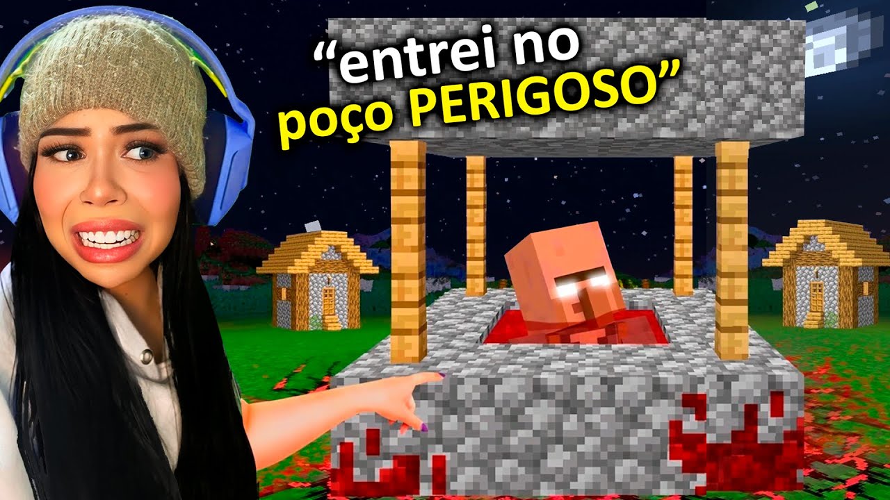 ENCONTREI O POÇO DO VILLAGER DA LENDA SECRETA DO MINECRAFT