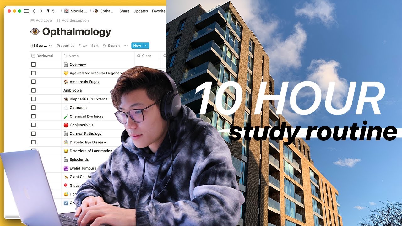 My 10 Hour Study Routine for Online Medical School