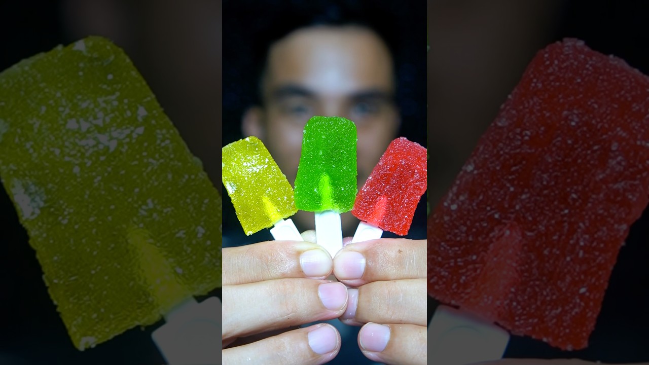 Kẹo Dẻo Que Kem #tienqb #mukbang #food