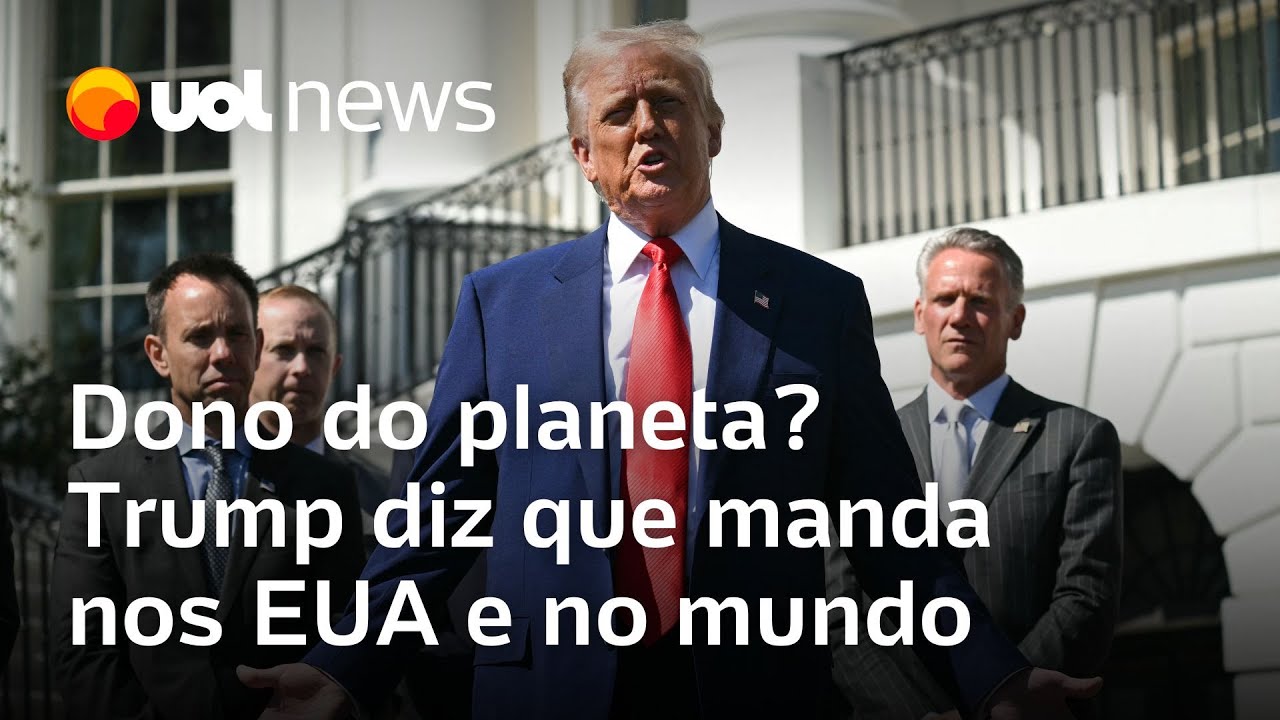 Trump diz que manda nos EUA e no mundo; presidente tem menor aprovação dos últimos 80 anos