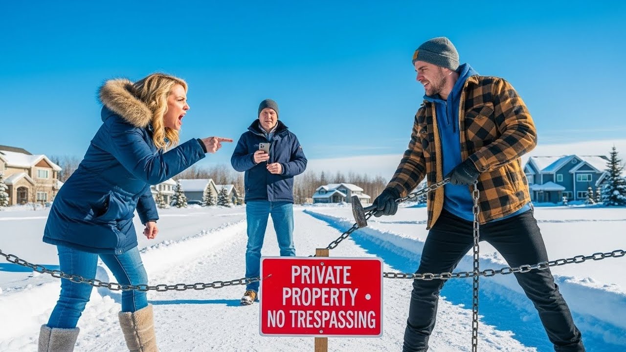 HOA Fined Me for Running My Snowmachine on My Property, So I Closed Their Only Winter Trail
