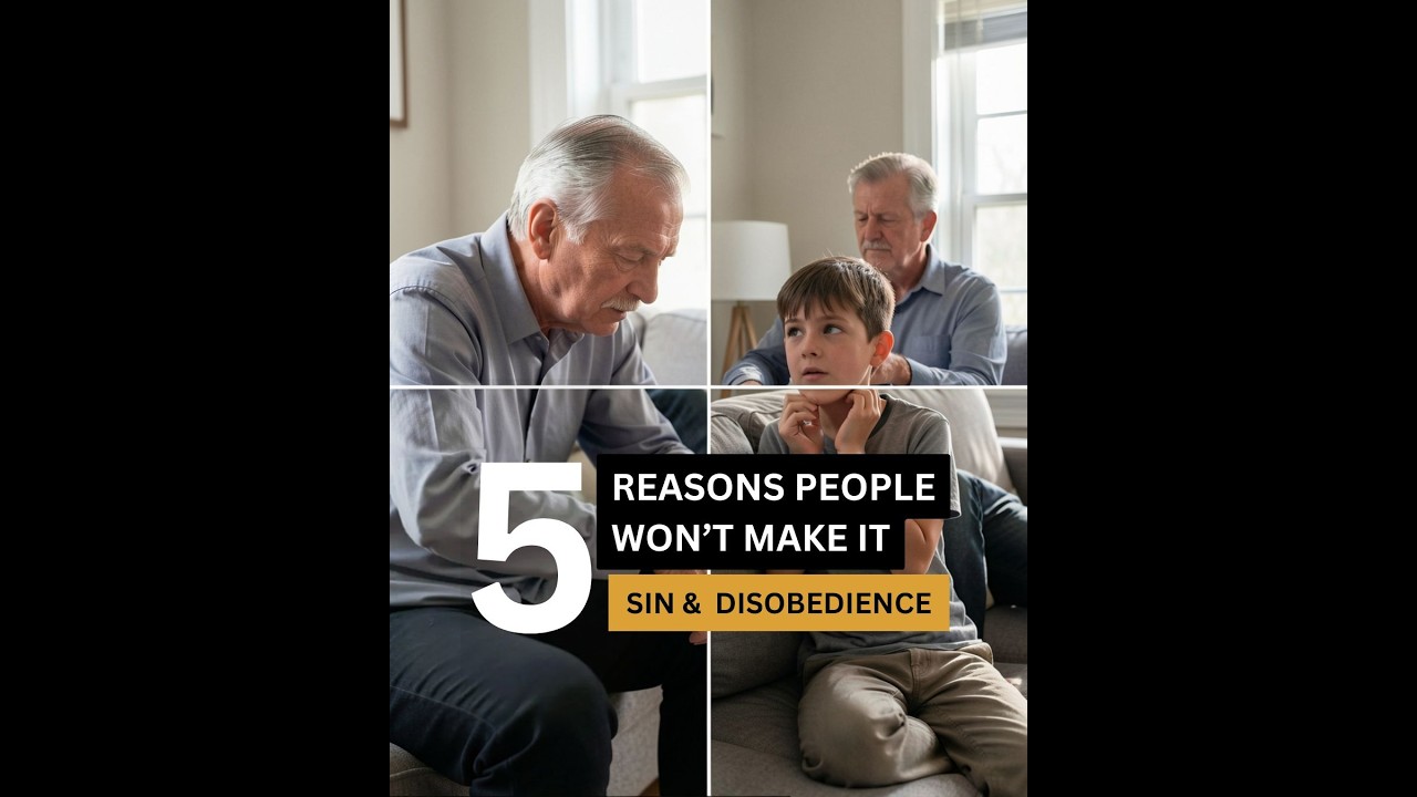 Sin & Disobedience (5 Reasons Why people Won't Make It)