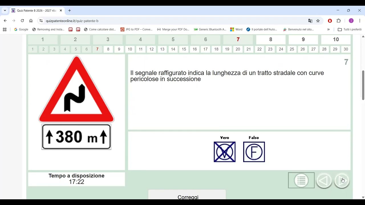 RANGI - SCHEDA PATENTE B #317