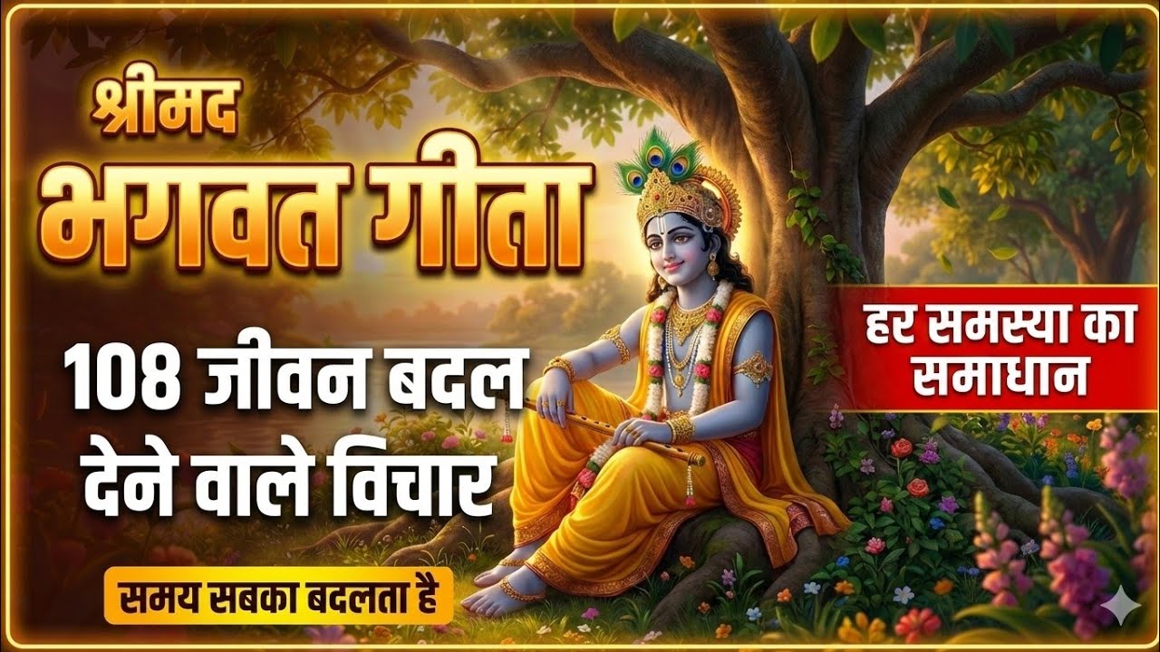 जब हिम्मत टूट जाए, तब इसे सुनना | Krishna Vani | Mushkil Samay Mein Khud Ko Kaise Sambhale | Geeta