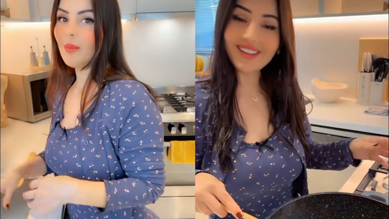 نور وعصام🔥 نور عم تحضر فصوليا مع لحم  رز😍😍