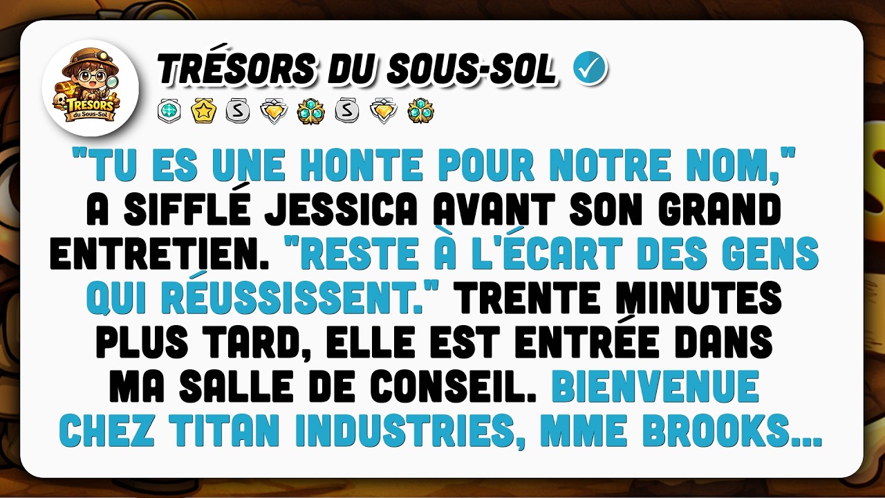 Ma Sœur M'a Traité De Honte De La Famille. Elle Ignore Que C'est Moi Qui L'interviewe.