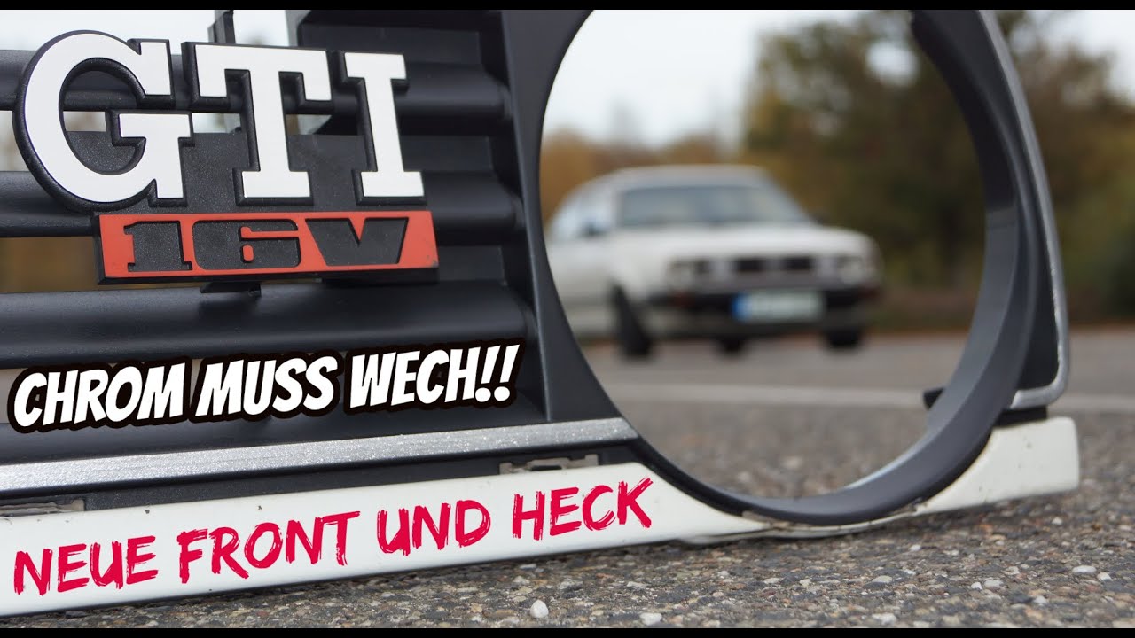 Golf 2 im neuen Design / Neue Front / Neues Heck  / Domstreben lackiert und verbaut