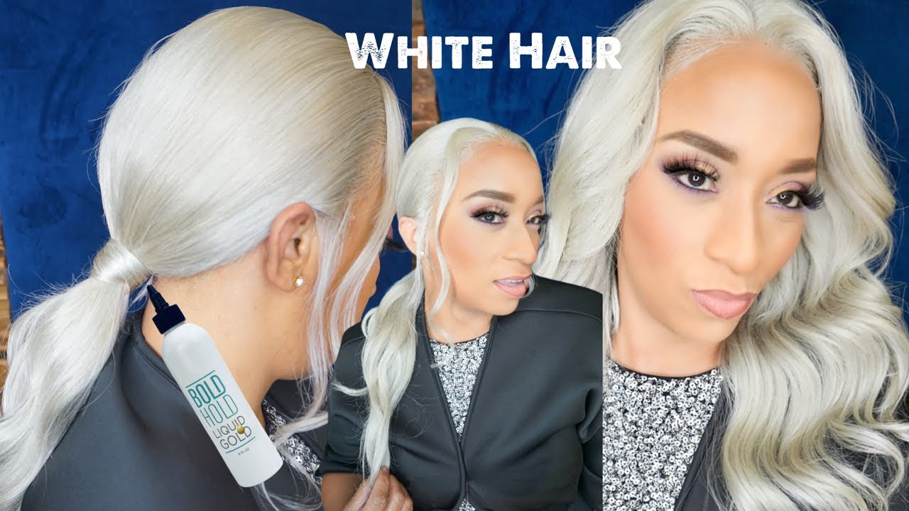 How to get White Pearl Hair #boldholdliquidgold