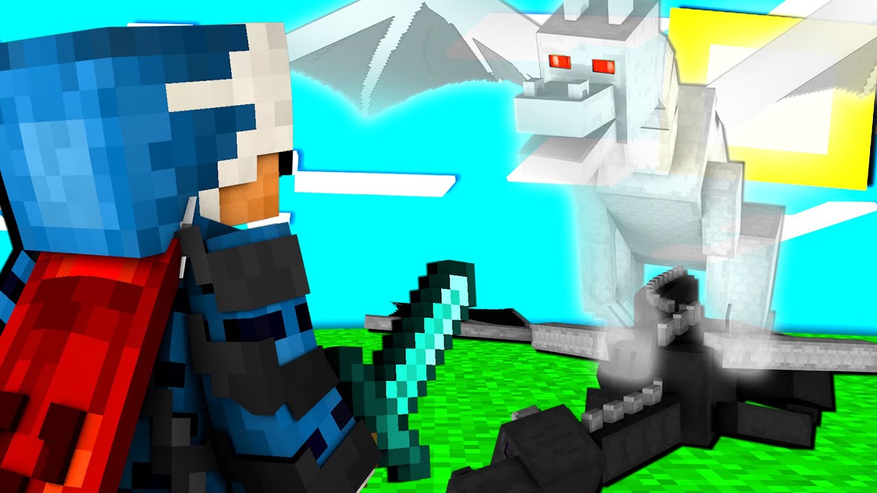 COMBATTO CONTRO IL FANTASMA DEL DRAGO SU MINECRAFT ITA