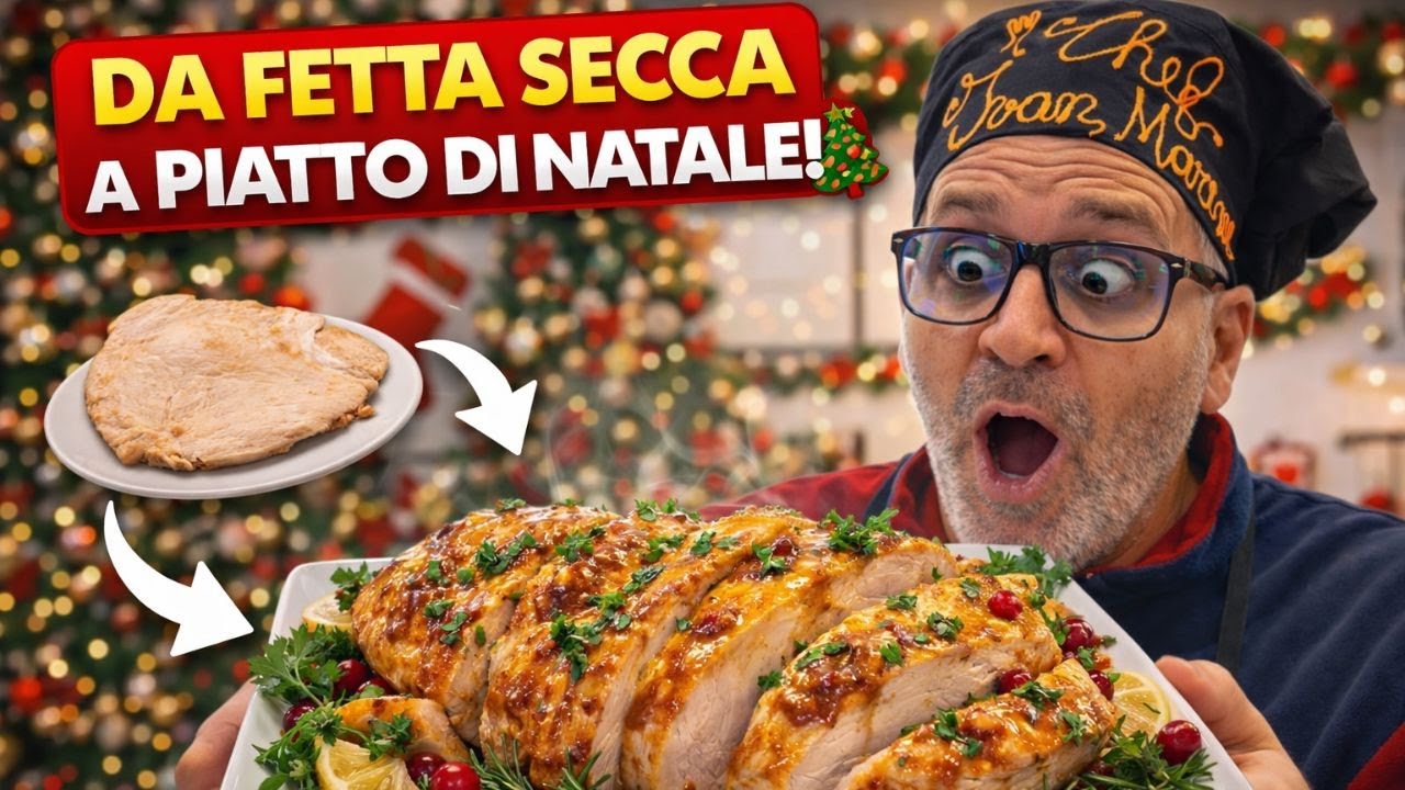 Da FETTA SECCA a PIATTO DI NATALE 😱 | Tacchino MORBIDISSIMO in 5 minuti