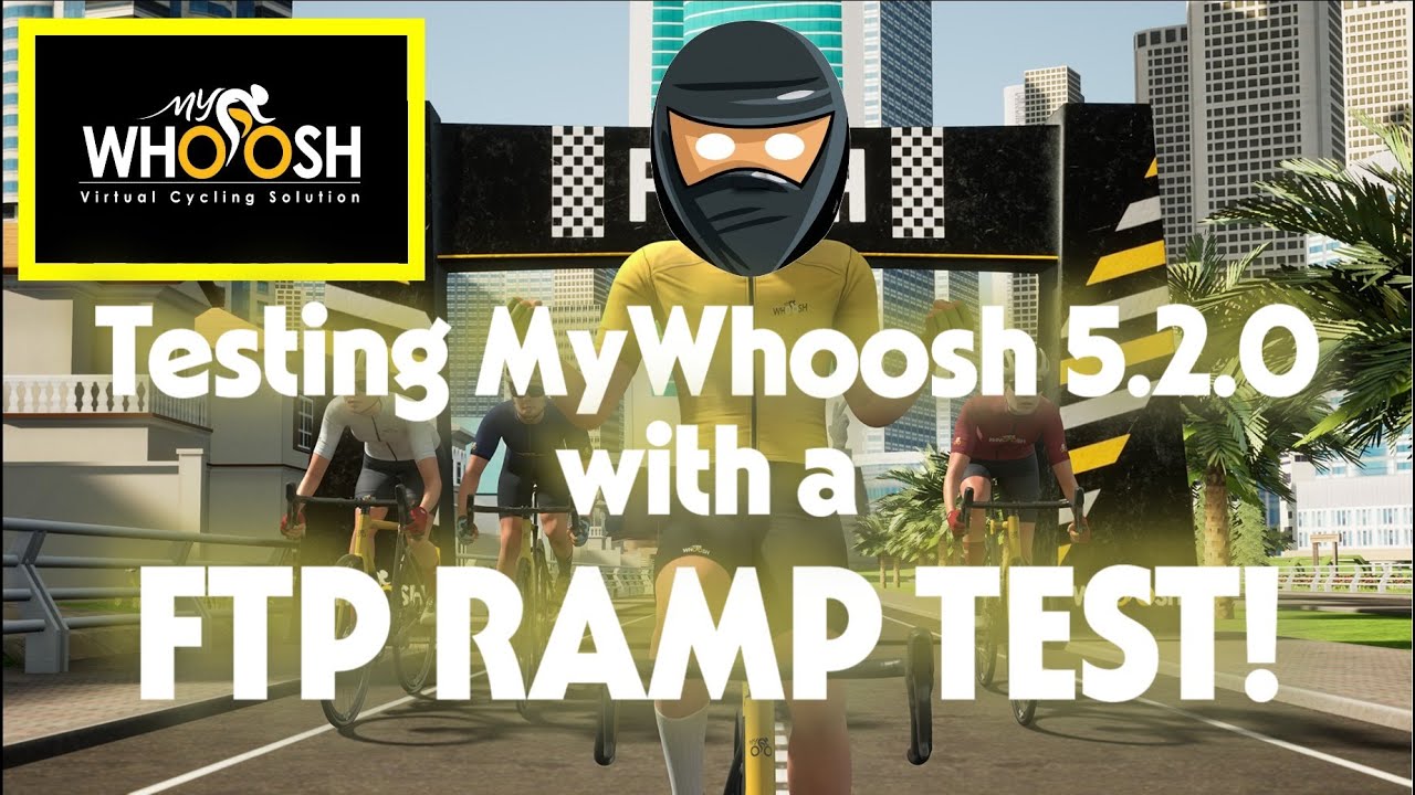 MyWhoosh 5.2.0 | FTP Ramp Test | Testing MyWhoosh 5.2.0 with a ramp test?